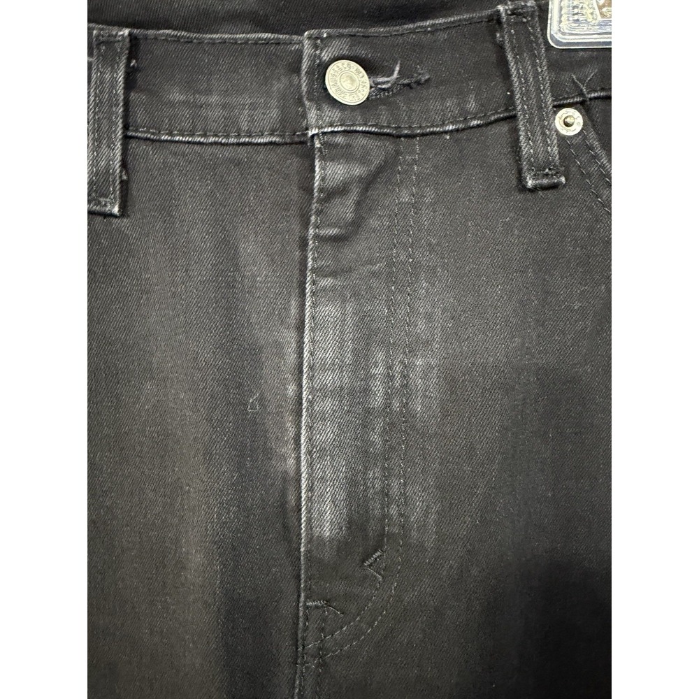 Levi's 510 Skinny Jeans Men's 36x30 Black Stretch Denim Slim Inseam 28" EUC - Picture 5 of 12